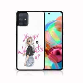 PROTEMIO MY ART Zaštitna maska Samsung Galaxy A71 -WHATSUP (132)