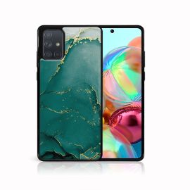 PROTEMIO MY ART Samsung Galaxy A71 zaštitna maska - GREEN MARBLE (145)