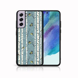 PROTEMIO MY ART Maska s božićnim dizajnom Samsung Galaxy S21 FE 5G BREZA (072)