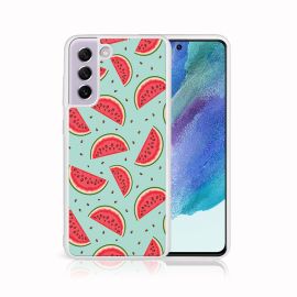 PROTEMIO MY ART Silikonska maska Samsung Galaxy S21 FE 5G WATERMELON (120)
