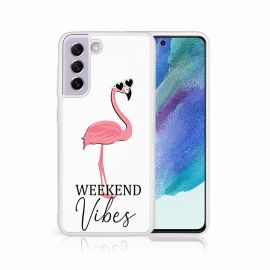 PROTEMIO MY ART Silikonska maska Samsung Galaxy S21 FE 5G VIBES (128)