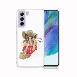 PROTEMIO MY ART Silikonska maska Samsung Galaxy S21 FE 5G LJETO (129)