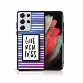 PROTEMIO MY ART Silikonska maska Samsung Galaxy S21 Ultra 5G WIFE (001)