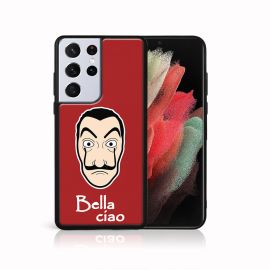 PROTEMIO MY ART Silikonska maska Samsung Galaxy S21 Ultra 5G LA CASA DE PAPEL (027)