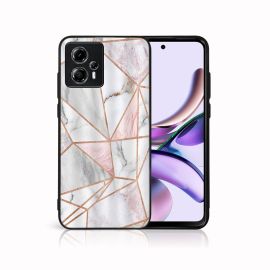 PROTEMIO MY ART Zaštitna maska za Motorola Moto G13 / G23 PINK MARBLE (143)
