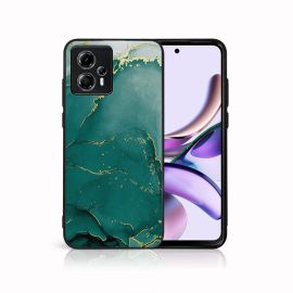 PROTEMIO MY ART Zaštitna maska za Motorola Moto G13 / G23 GREEN MARBLE (145)