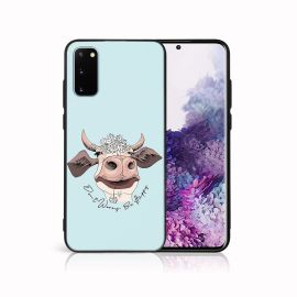 PROTEMIO MY ART Zaštitni poklopac za Samsung Galaxy S20 HAPPY COW (181)