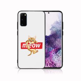 PROTEMIO MY ART Zaštitni poklopac za Samsung Galaxy S20 MEOW (183)