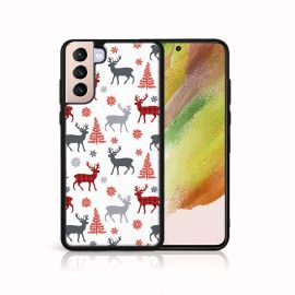 PROTEMIO MY ART Maska s božićnim dizajnom Samsung Galaxy S21 5G