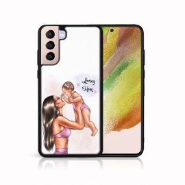 PROTEMIO MY ART Zaštitna maska Samsung Galaxy S21 5G -LOVING MOM (115)