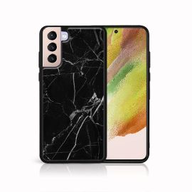 PROTEMIO MY ART Zaštitna maska Samsung Galaxy S21 5G - BLACK MARBLE (142)