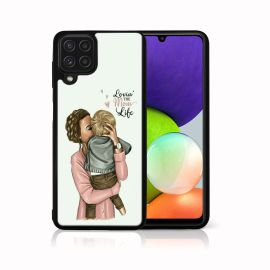 PROTEMIO MY ART Silikonska maska Samsung Galaxy A22 MOM LIFE (118)