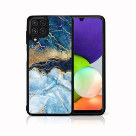 PROTEMIO MY ART Silikonska maska Samsung Galaxy A42 5G BLUE MARBLE (141)