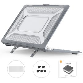 ENKAY RUGGED Zaštitni set za Apple MacBook Air 13" A1932 sivi