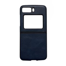 LEATHER Plastična maska Motorola Razr 2022 5G plava