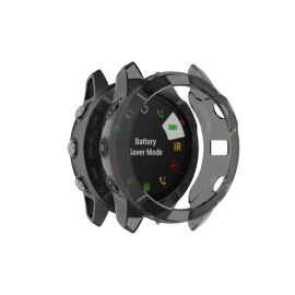 TPU HALF COVER Navlaka za Garmin Fenix 6X / 6X Pro crna