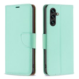LITCHI Wallet maska za Samsung Galaxy A35 5G zelena