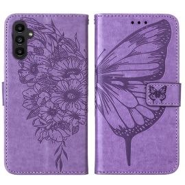 ART BUTTERFLY Wallet maska za Samsung Galaxy A25 5G ljubičasta
