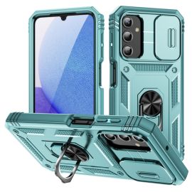 RING CAMERA Maska sa držačem za Samsung Galaxy A25 5G mentol zelena