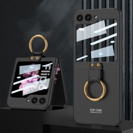 GKK CIRCLE Zaštitna maska s držačem za Samsung Galaxy Z Flip7 FE 5G / Flip6 5G crna