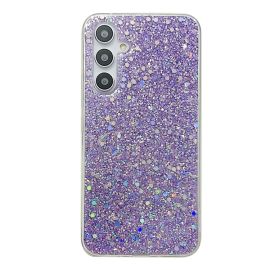 GLITTER zaštitni poklopac Samsung Galaxy A35 5G ljubičasta
