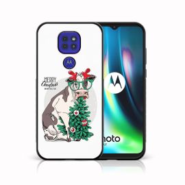 PROTEMIO MY ART Maska s božićnim dizajnom Motorola Moto G9 Play / E7 Plus SRETAN CHRISTMAS (074)