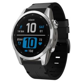 LEATHER Kožni remen za Garmin Fenix 7S / 7S Pro / 7S Solar / 7S Sapphire black