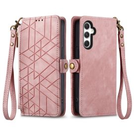 GEOM Wallet maska za Samsung Galaxy A25 5G pink
