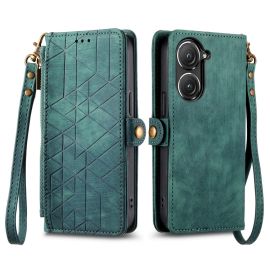 GEOM Wallet torbica za Asus Zenfone 10 zelena