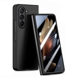 EXTRA PC Plastični poklopac sa staklom za vanjski zaslon Samsung Galaxy Z Fold 5 5G crni