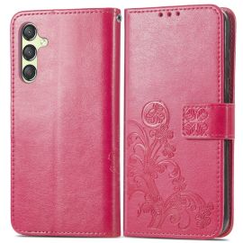 ART FLOWER S Wallet maska za Samsung Galaxy A25 5G tamno roza