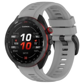 SILIKONSKI remen za Garmin Approach S70 - 47mm sivi