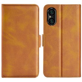 SIDE Wallet torbica za Sony Xperia 5 V svijetlo smeđa
