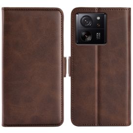SIDE Wallet torbica za Xiaomi 13T / 13T Pro tamno smeđa