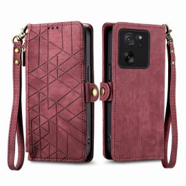 GEOM Wallet torbica za Xiaomi 13T / 13T Pro crvena