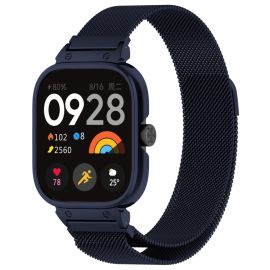 SET MILANESE Metalno kućište za sat + remen Redmi Watch 4 plavi