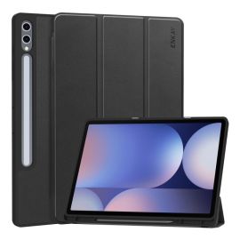 ENKAY LEATHER Preklopna torbica za Samsung Galaxy Tab S10 Ultra crna