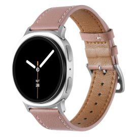 LEATHER Kožni remen za Samsung Galaxy Watch8 / Watch8 Classic ružičasti