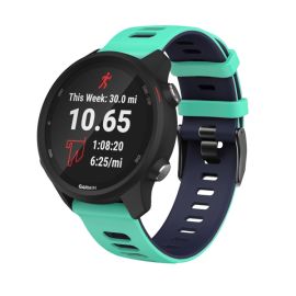 DVOBOJNI remen Garmin Vivo active 3 crno-mentolnozeleni