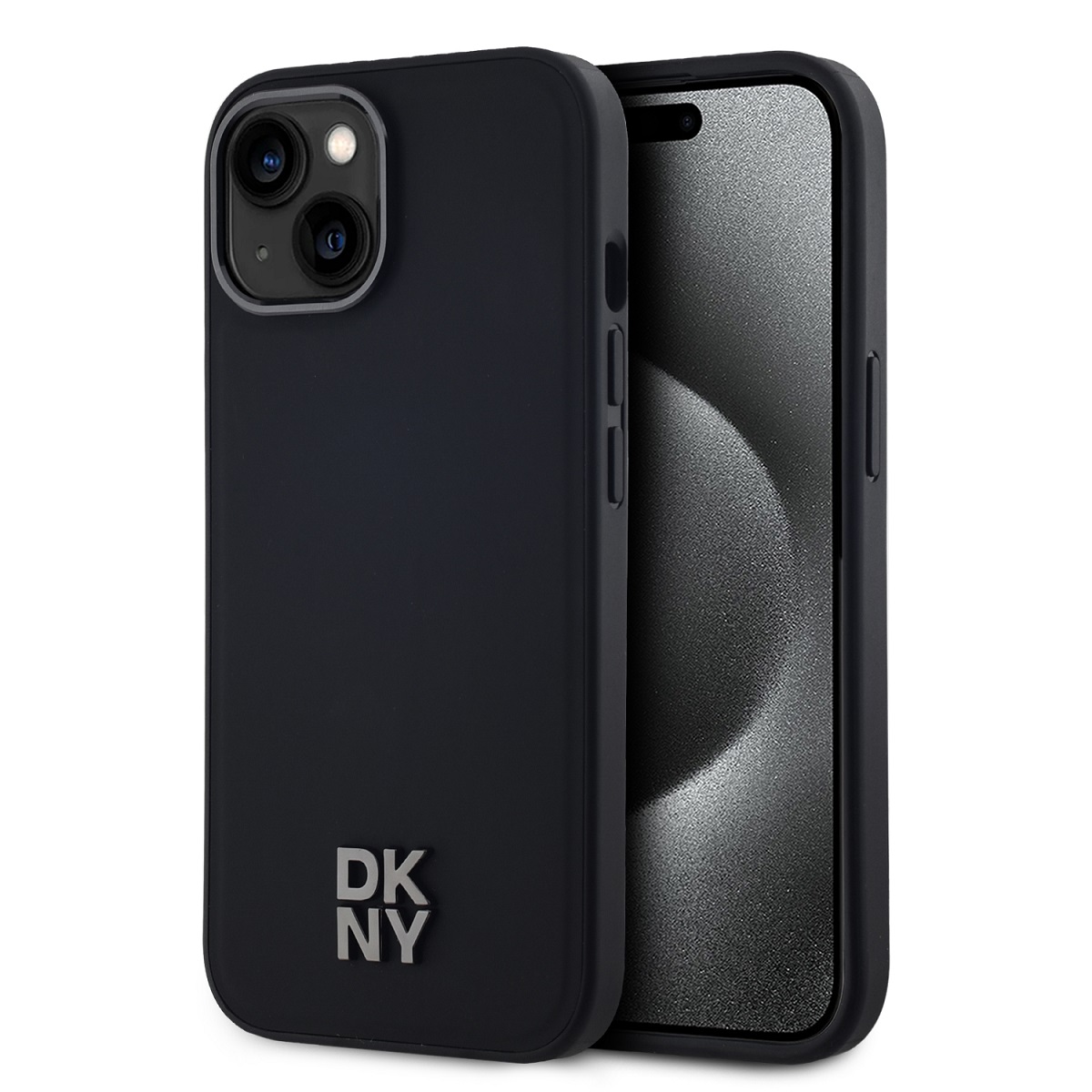 DKNY PU LEATHER Zaštitna navlaka Apple iPhone 14 crna