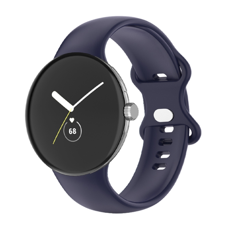BUTTERFLY Silikonski remen za Google Pixel Watch / Pixel Watch 2 tamnoplavi