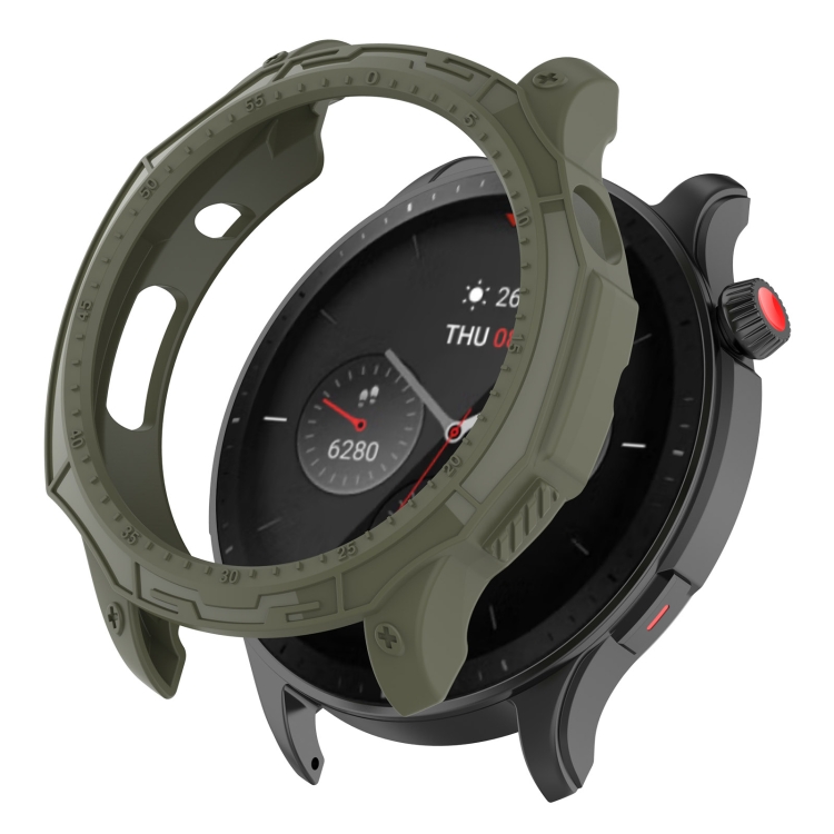 TPU HALF COVER Navlaka za Amazfit GTR 4 / GTR 4 Pro zelena