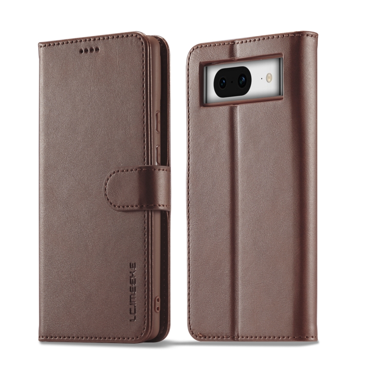 IMEEKE Wallet torbica za Google Pixel 7a tamno smeđa