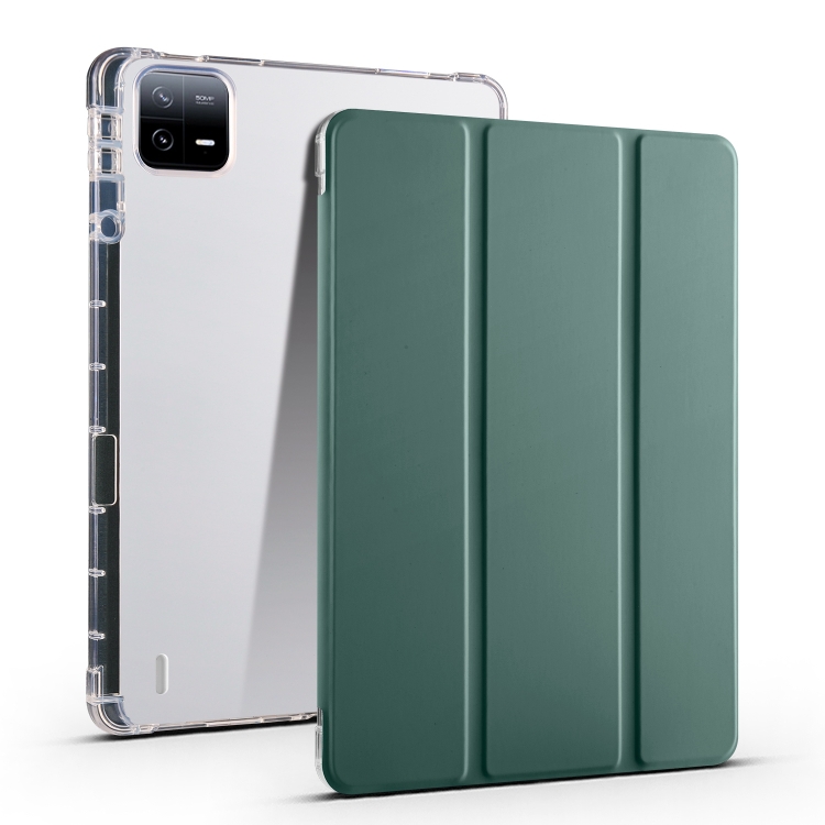 CRYSTAL Flip case Xiaomi Pad 6 / Pad 6 Pro tamno zelena