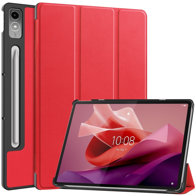 LEATHER PRO Flip cover za Lenovo Tab P12 crvena
