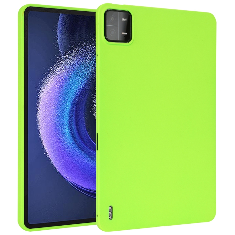 RUBBER Zaštitna maska za Xiaomi Pad 6 / Pad 6 Pro neon zelena