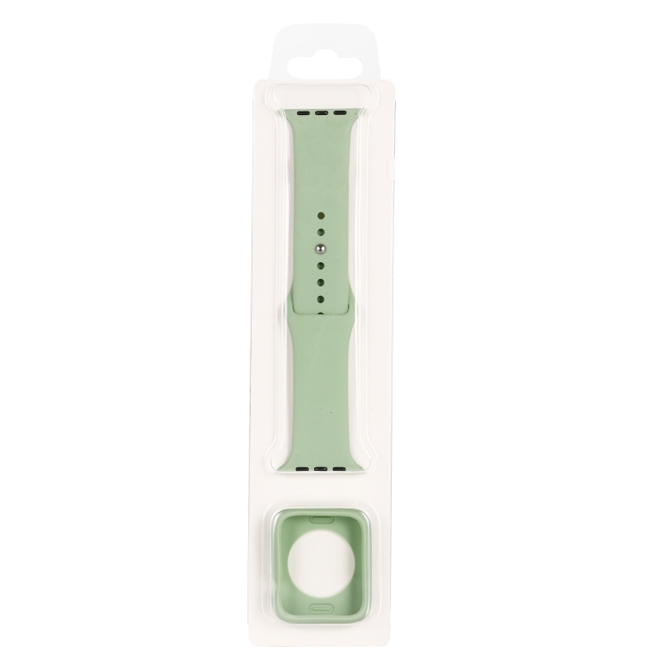 PROTEMIO COVER SET remen + poklopac sata Apple Watch 6 / 5 / 4 / SE 40mm svijetlo zelena
