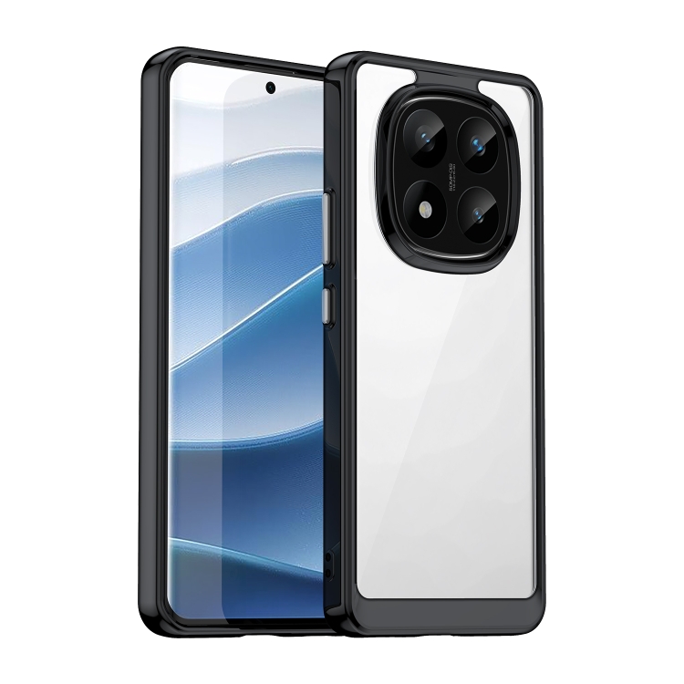 CRYSTAL Zaštitna torbica za Xiaomi Redmi Note 14 Pro+ 5G crna