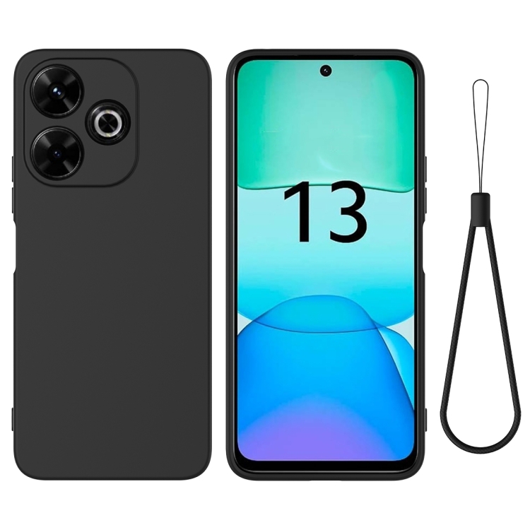 RUBBER Zaštitna torbica za Xiaomi Redmi 13 crna
