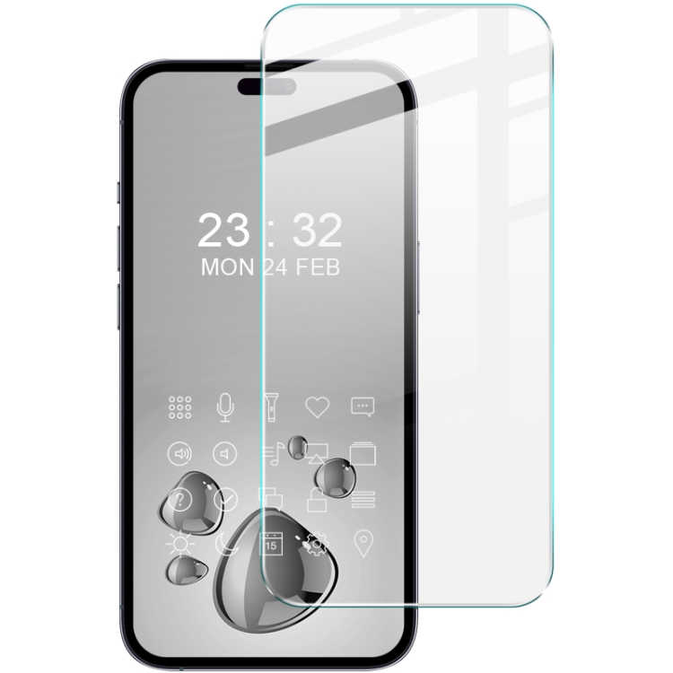 IMAK 3D NEVIDLJIVO Kaljeno staklo za Apple iPhone 16